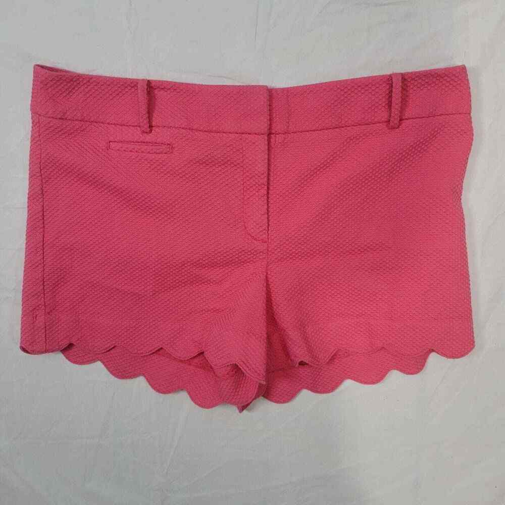 Ann Taylor LOFT Pink Shorts Fully Lined Floral Size 14